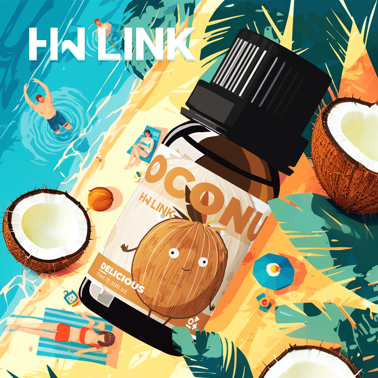Perfume Fragrance Oils For Candles - 10ml Coconut Essential Oils Noix De