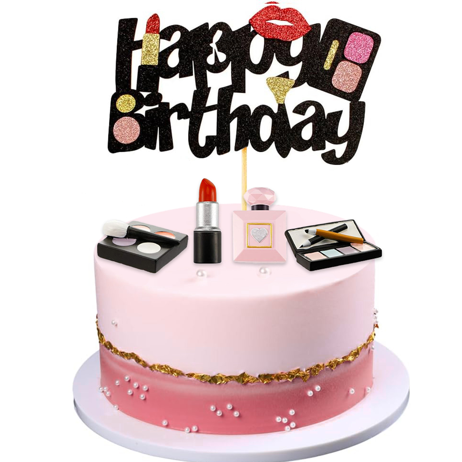Makeup Themed Cake Toppers Res - Perfume Villa Fragrance avis et prix
