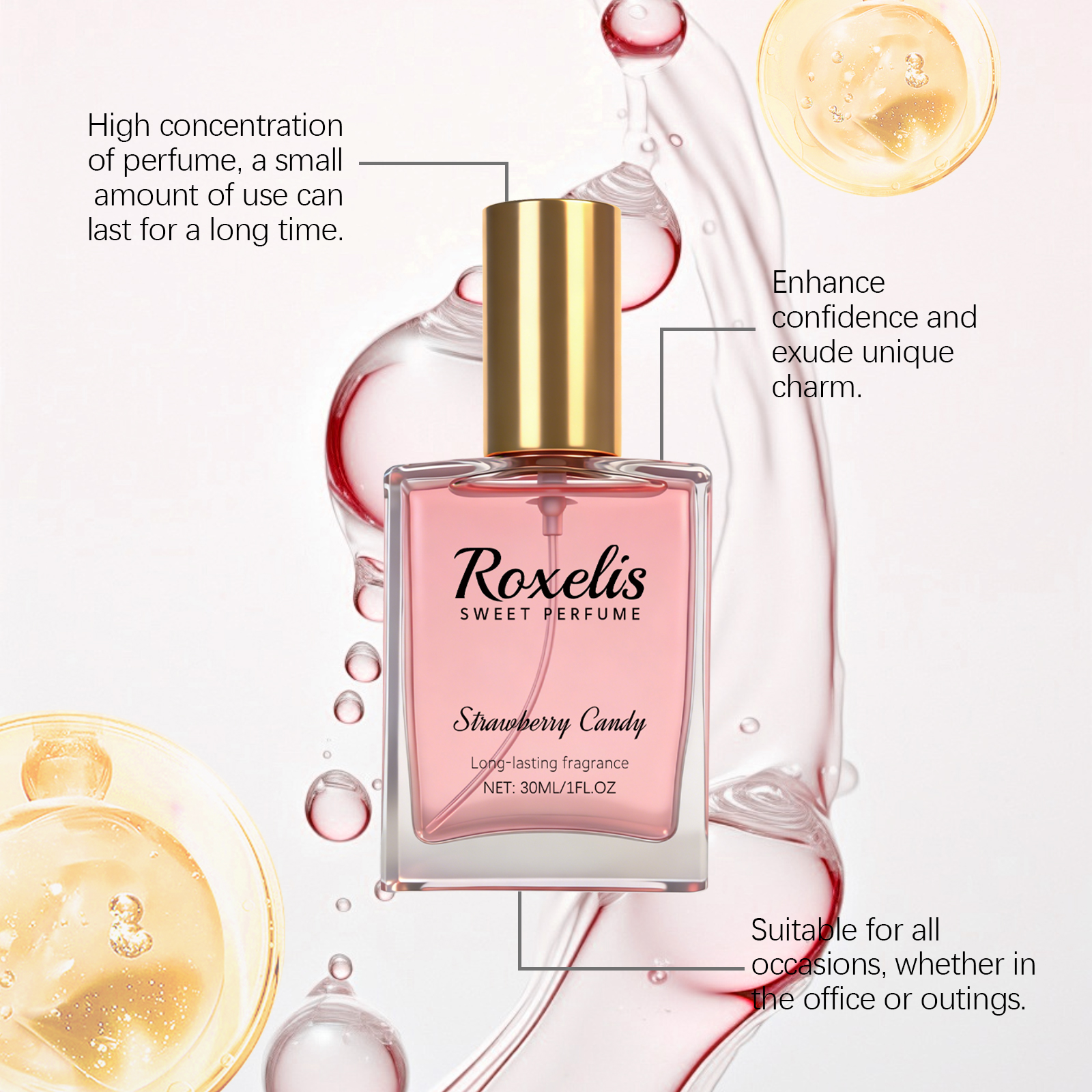 Strawberry Candy Sweet Fragran - Perfume Fragrance Free avis et prix