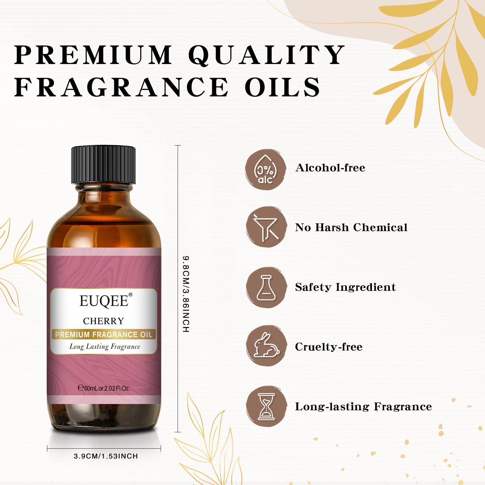 EUQEE 60ml Fragrance Oil with  - Musk White Oil avis et prix