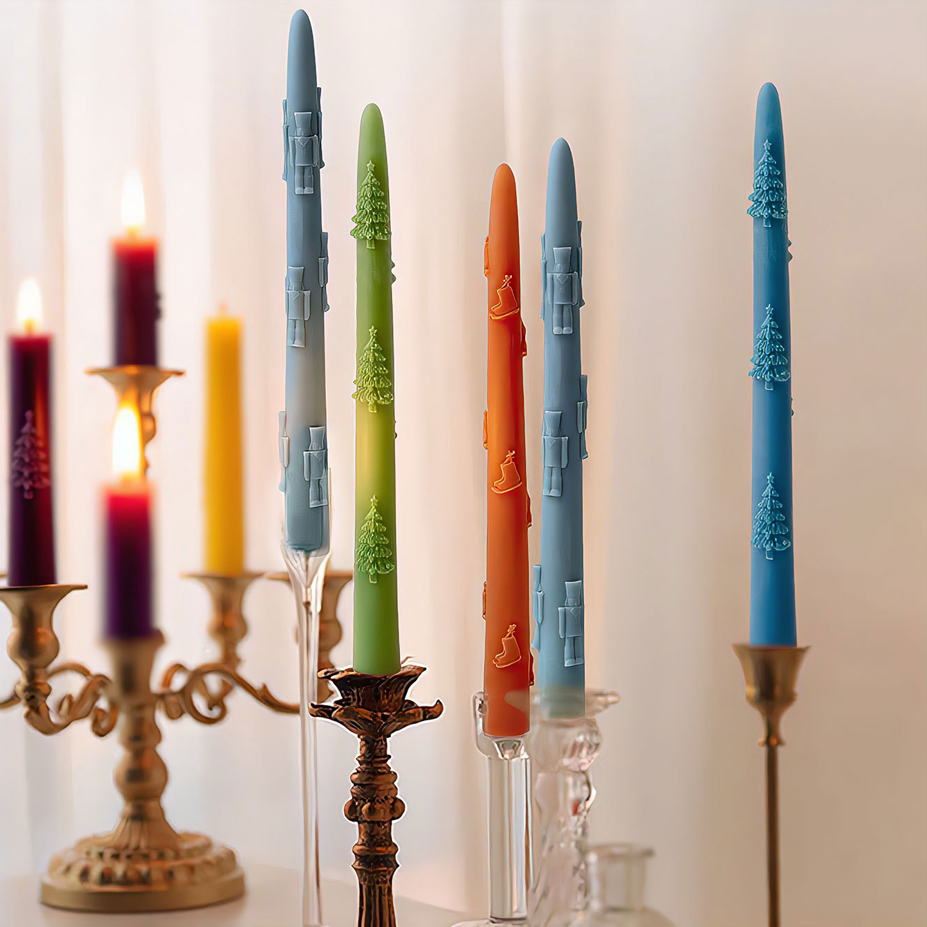 Christmas Long Candle Silicone - Perfume Fragrance Oils For Candles avis et prix