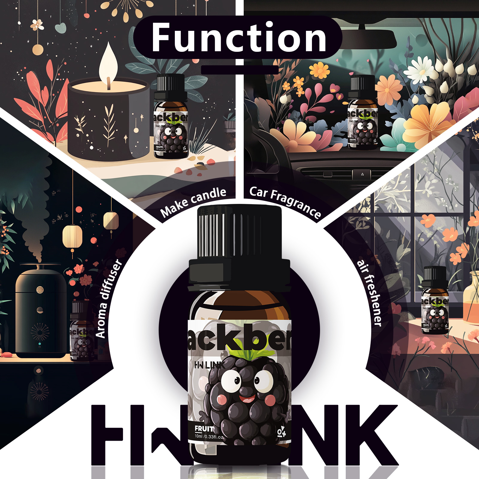 Blackberry Essential Oil Black - Perfume Fragrance Oils For Candles avis et prix