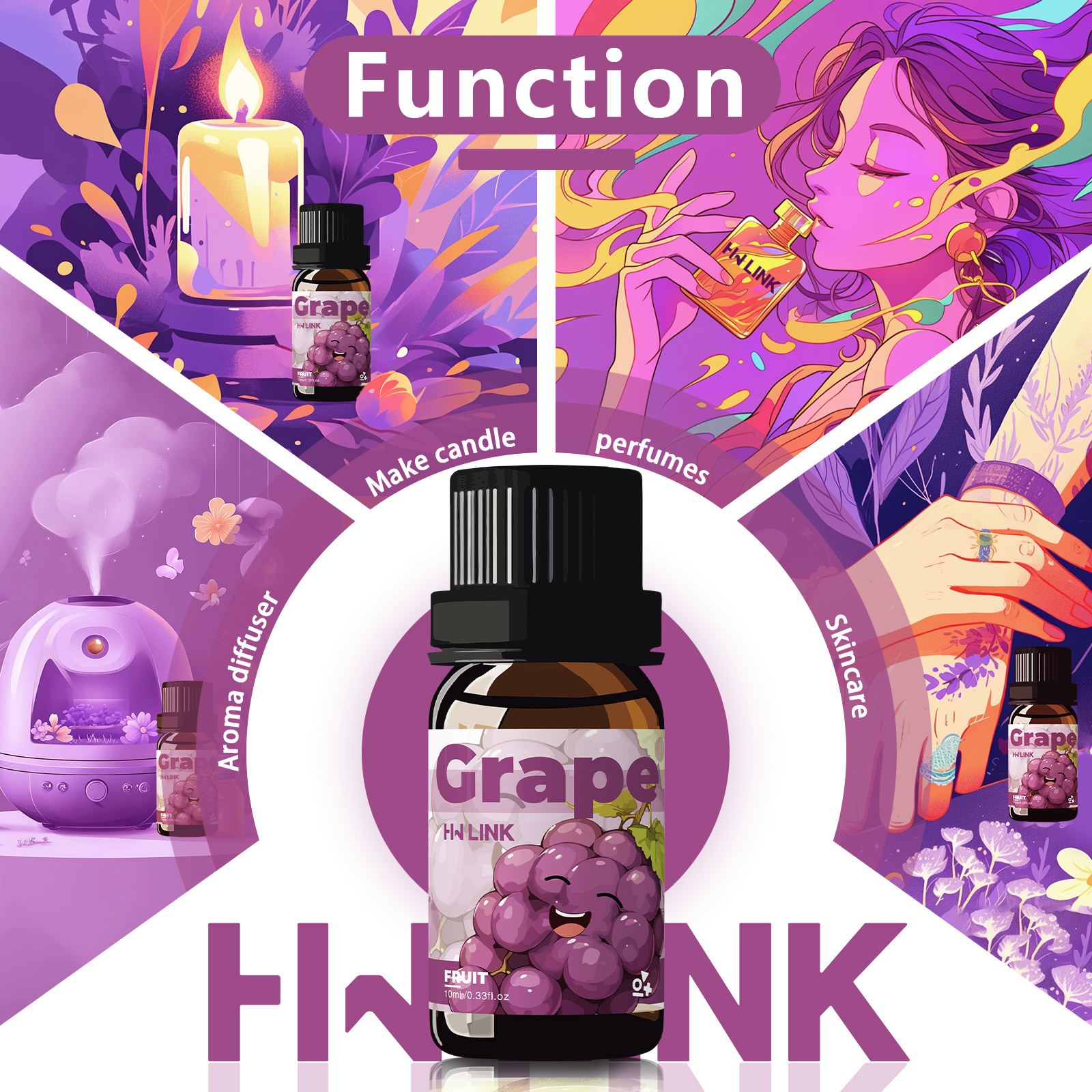 Grape Essential Oil 10ml Perfu - Perfume Fragrance Oils For Candles avis et prix