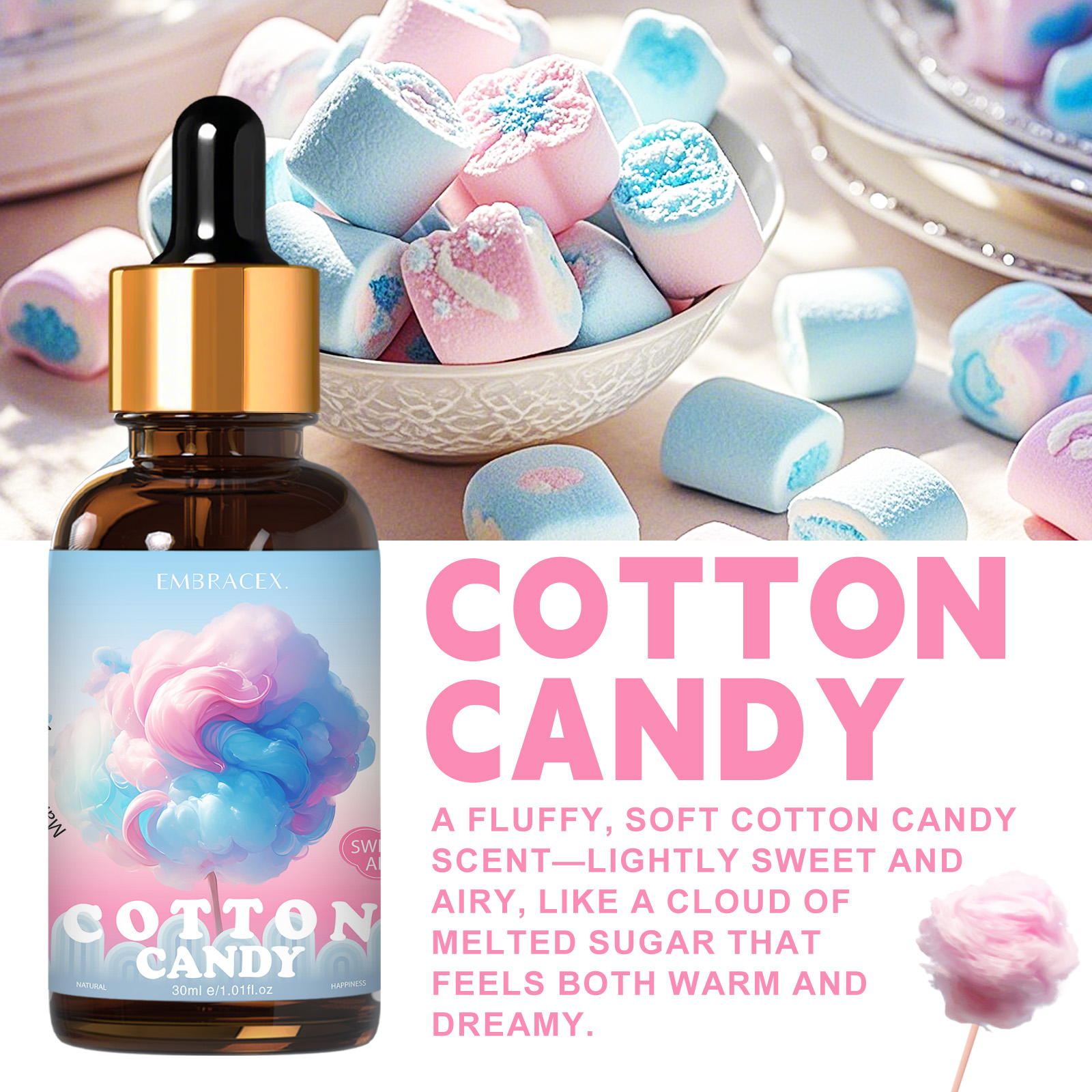 30ml Cotton Candy Essential Oi - Perfume Fragrance Oils For Candles avis et prix