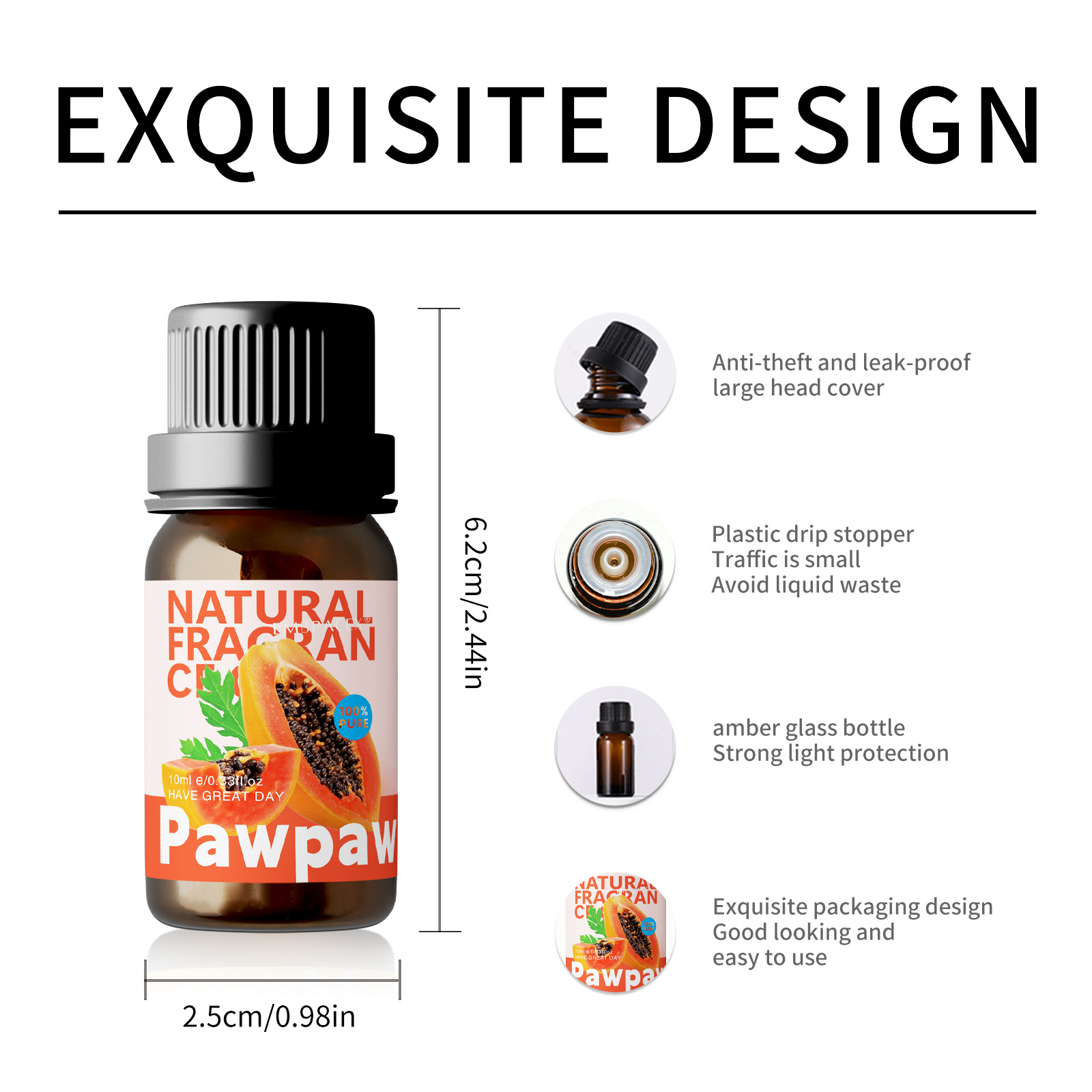 10ml Pawpaw Essential Oil Frui - Perfume Fragrance Oils For Candles avis et prix