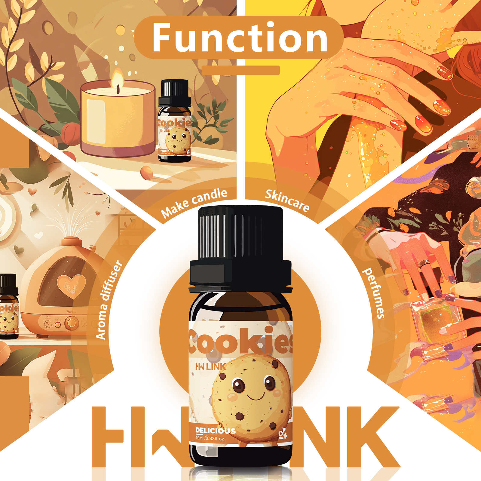 10ml Cookies Essential Oils Pe - Perfume Fragrance Oils For Candles avis et prix