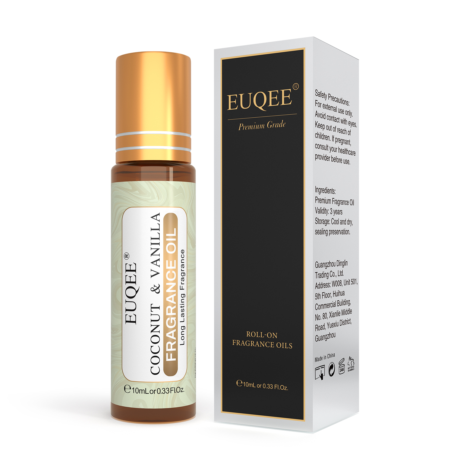 EUQEE 10ml Roller Fragrance Oi - Musk White Oil avis et prix