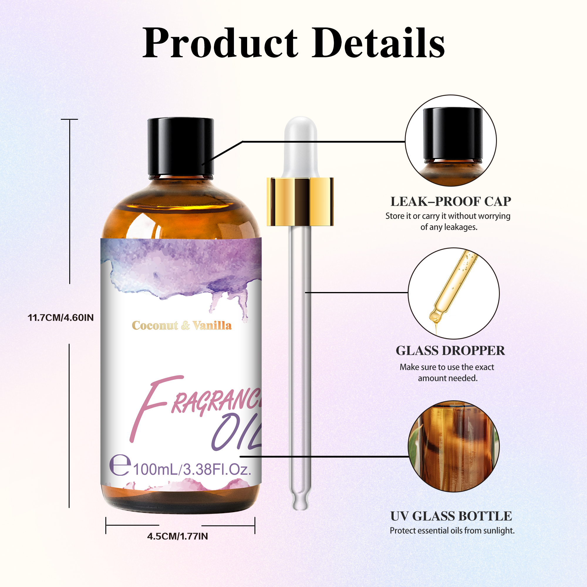 100ml Coconut & Vanilla Fragra - Musk White Oil avis et prix