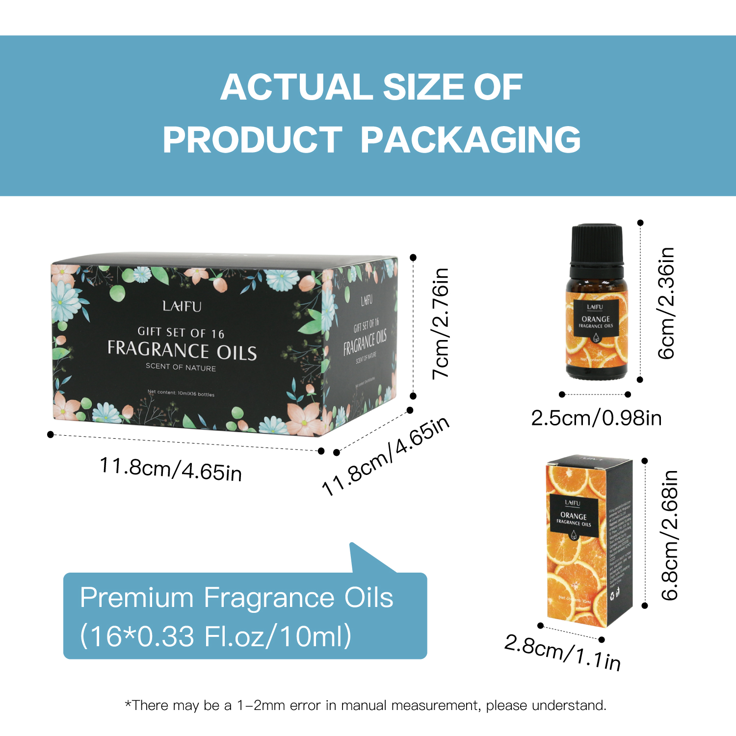 16x10ml Essential Oils Set for - Perfume Fragrance Oils For Candles avis et prix