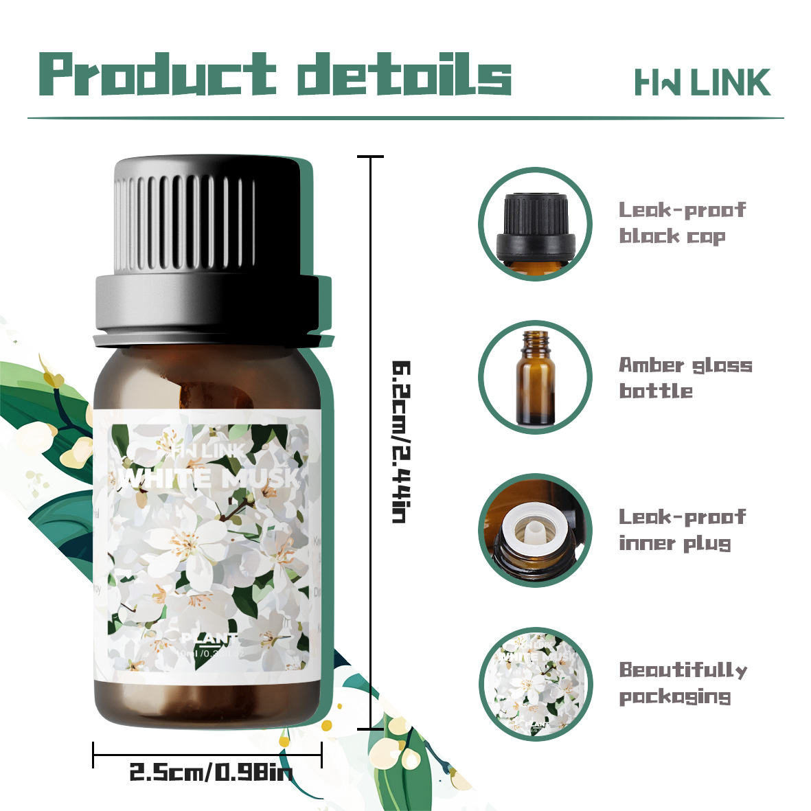White Musk Essential Oils 10ml - Musk White Oil avis et prix
