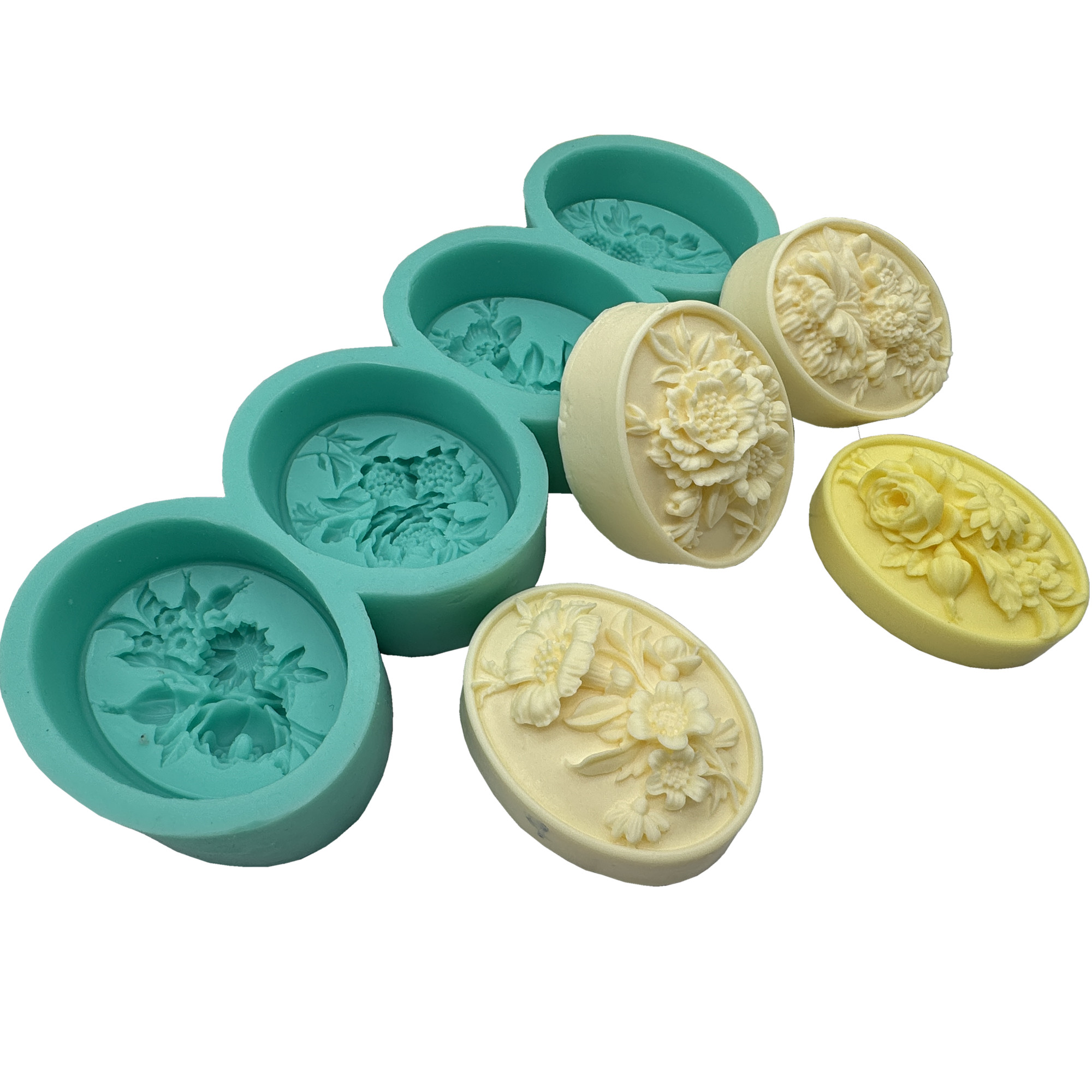 4Cavity Oval Flower 3D Soap Mo - Perfume Fragrance Oils For Candles avis et prix