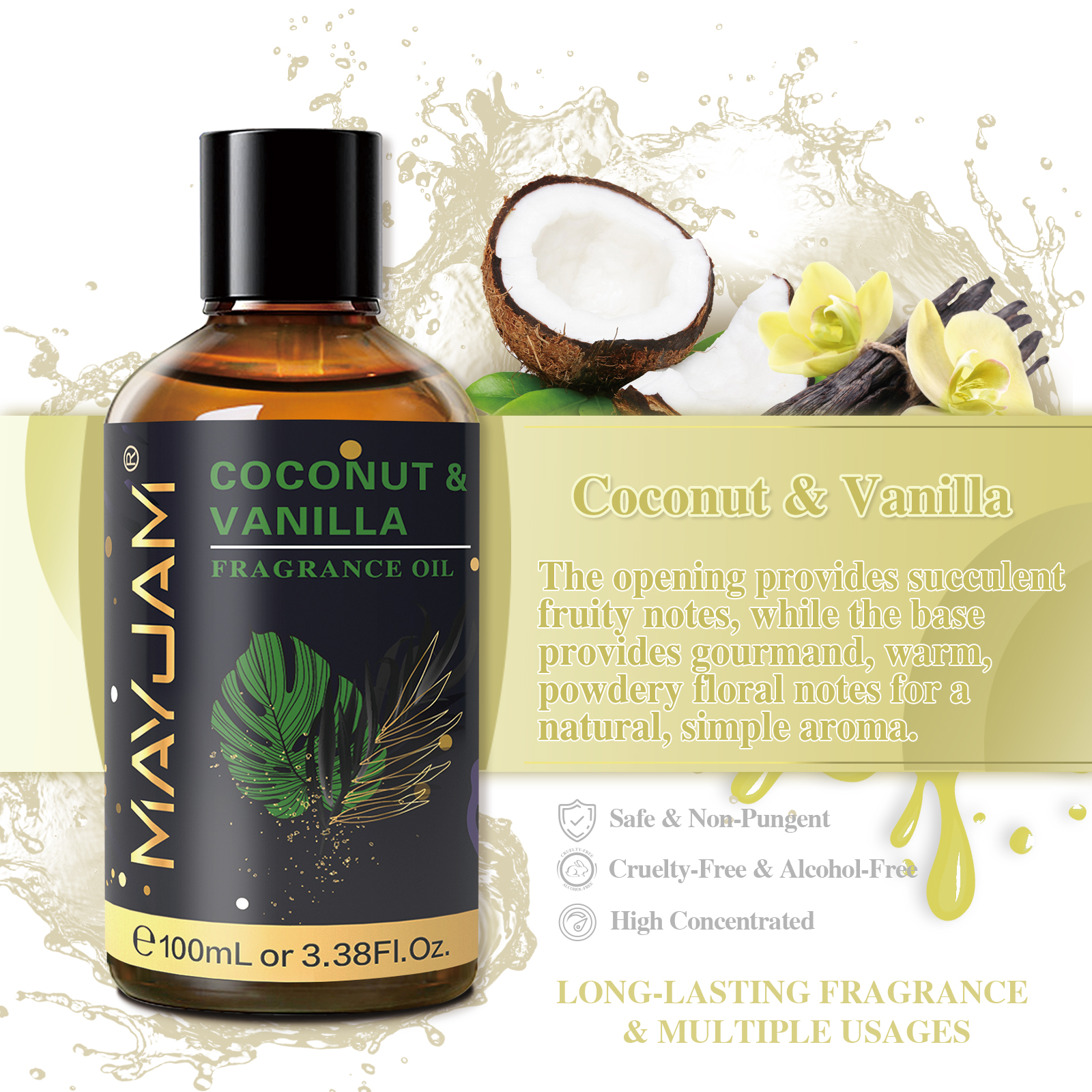 MAYJAM 100ML Fragrance Oils Fo - Musk White Oil avis et prix