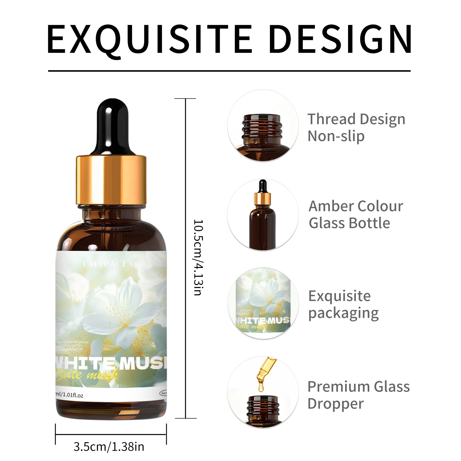 30ml White Musk Essential Oil  - Perfume Fragrance Oils For Candles avis et prix