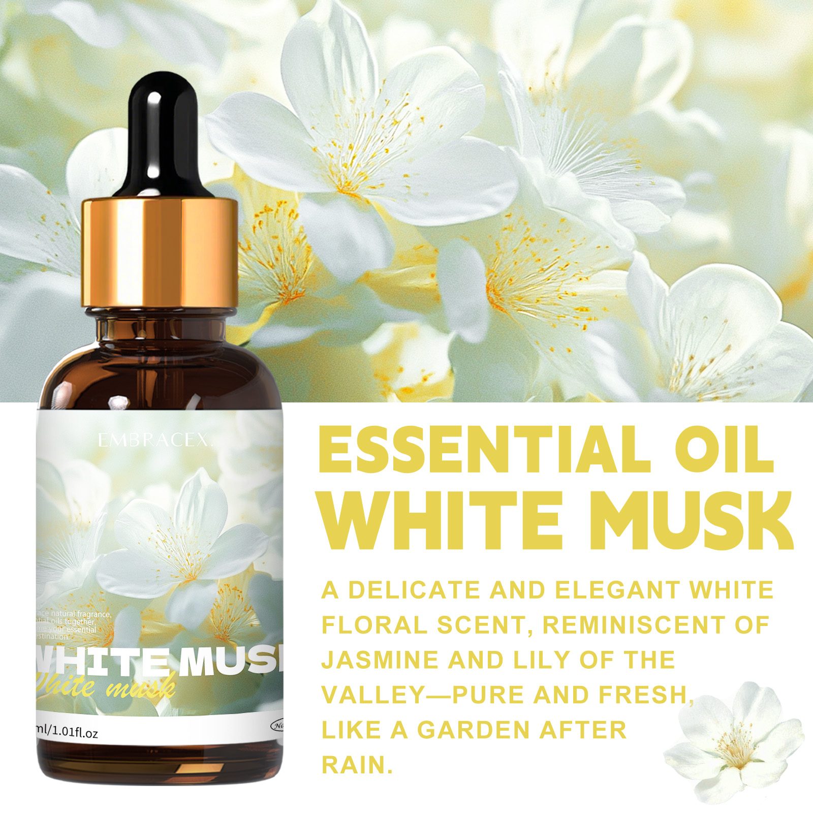 30ml White Musk Essential Oil  - Perfume Fragrance Oils For Candles avis et prix