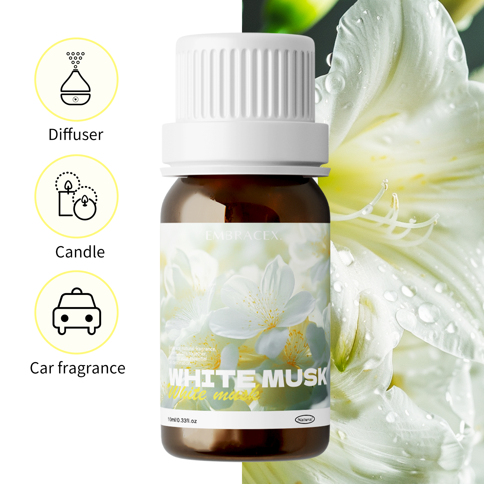 10ml White Musk Oil Rosemary O - Musk White Oil avis et prix