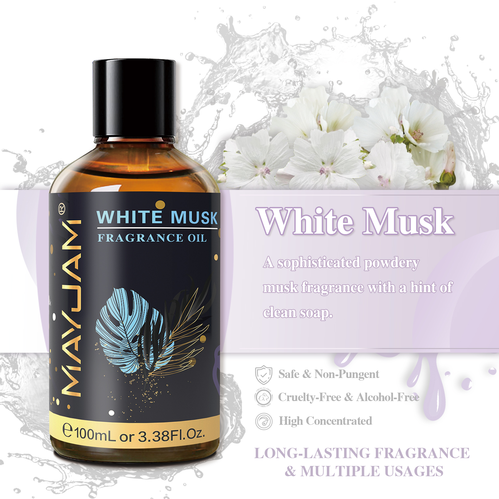 MAYJAM 100ml Fragrance Oils wi - Musk White Oil avis et prix